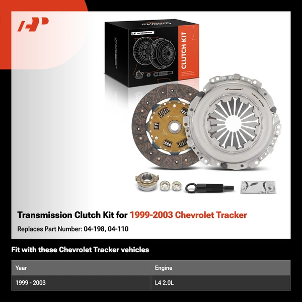 Transmission Clutch Kit for 1999-2003 Chevrolet Tracker