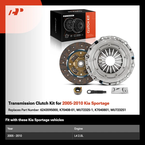 Transmission Clutch Kit for 2005-2010 Kia Sportage