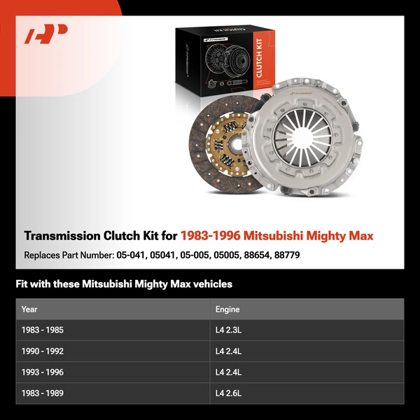 Transmission Clutch Kit for 1983-1996 Mitsubishi Mighty Max