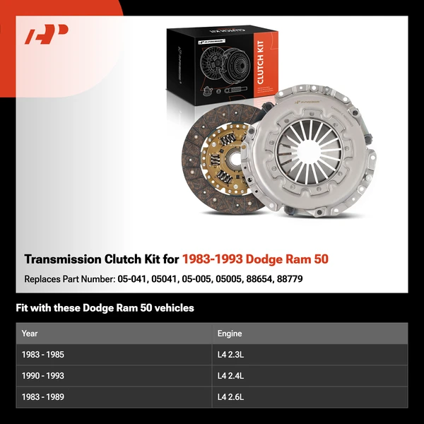 Transmission Clutch Kit for 1983-1993 Dodge Ram 50