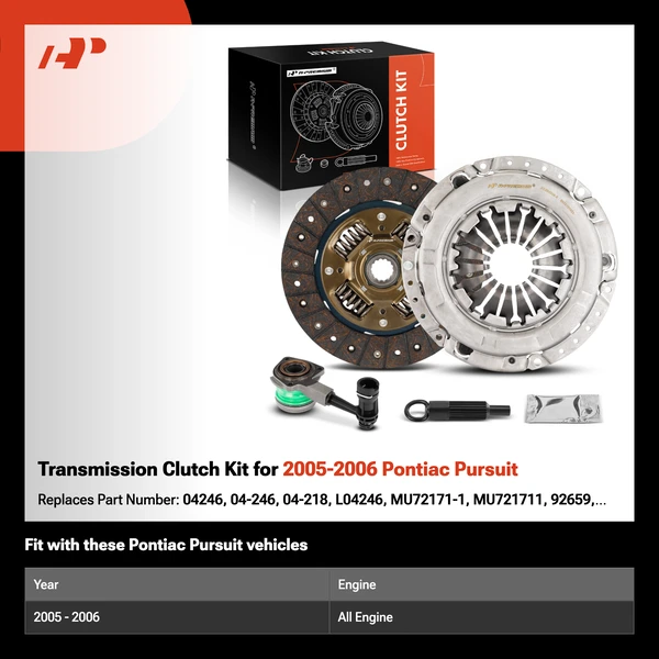 Transmission Clutch Kit for 2005-2006 Pontiac Pursuit