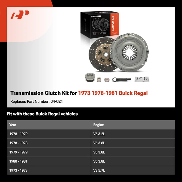 Transmission Clutch Kit for 1973 1978-1981 Buick Regal