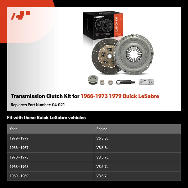 Transmission Clutch Kit for 1966-1973 1979 Buick LeSabre
