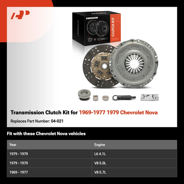 Transmission Clutch Kit for 1969-1977 1979 Chevrolet Nova