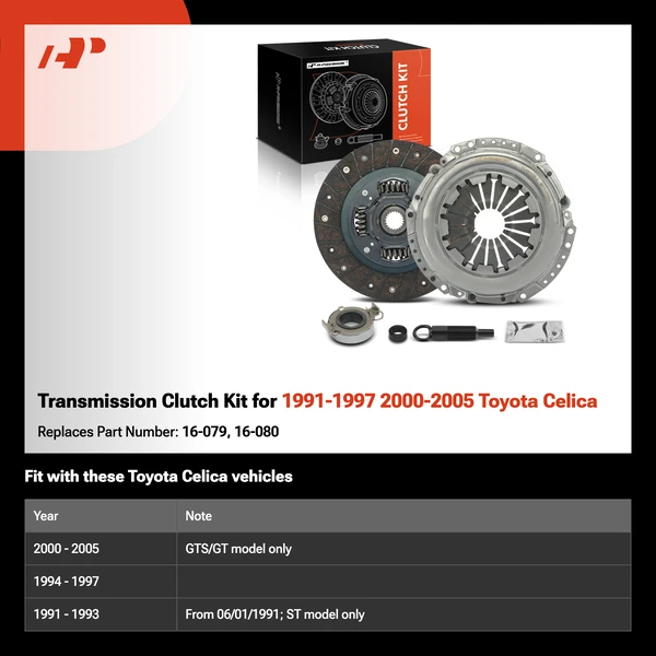 Transmission Clutch Kit for 1991-1997 2000-2005 Toyota Celica