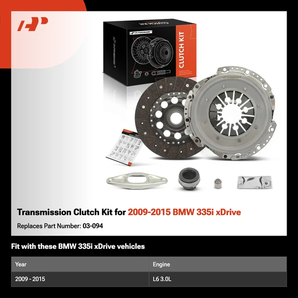 Transmission Clutch Kit for 2009-2015 BMW 335i xDrive