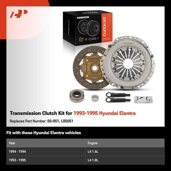 Transmission Clutch Kit for 1993-1995 Hyundai Elantra