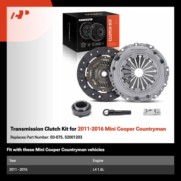 Transmission Clutch Kit for 2011-2016 Mini Cooper Countryman