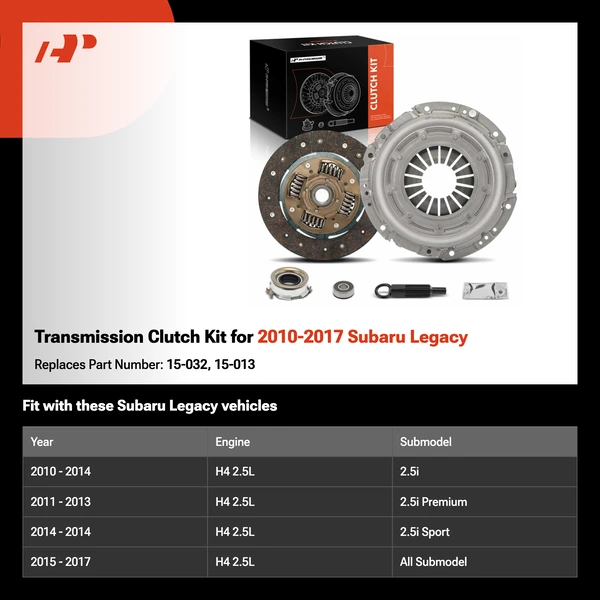 Transmission Clutch Kit for 2010-2017 Subaru Legacy