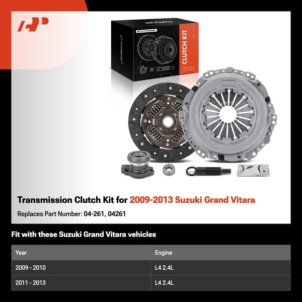 Transmission Clutch Kit for 2009-2013 Suzuki Grand Vitara