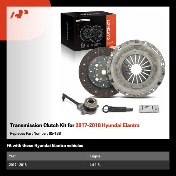 Transmission Clutch Kit for 2017-2018 Hyundai Elantra