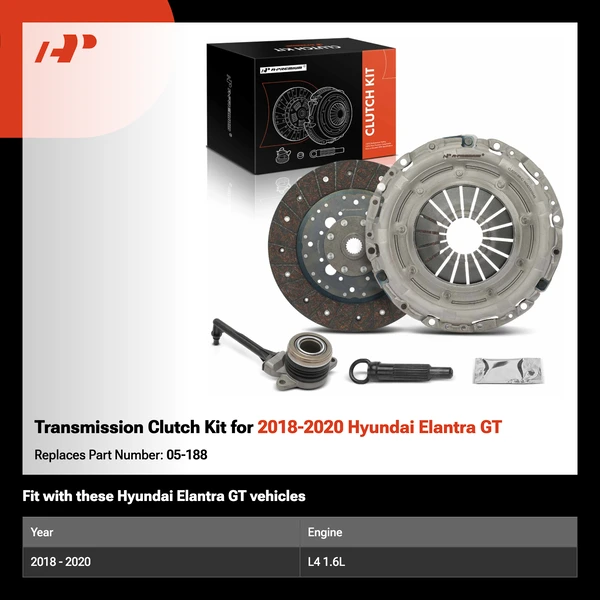 Transmission Clutch Kit for 2018-2020 Hyundai Elantra GT