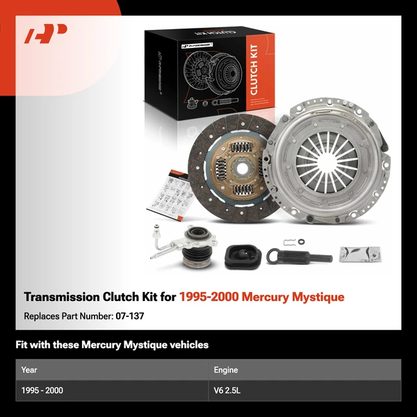 Transmission Clutch Kit for 1995-2000 Mercury Mystique