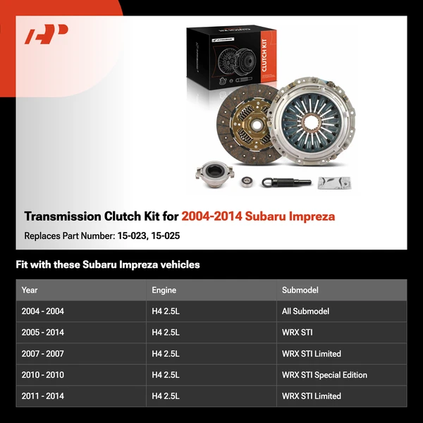 Transmission Clutch Kit for 2004-2014 Subaru Impreza