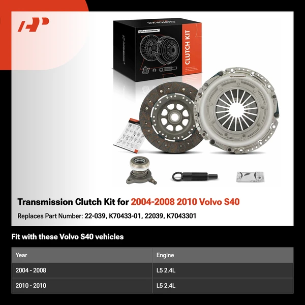 Transmission Clutch Kit for 2004-2008 2010 Volvo S40