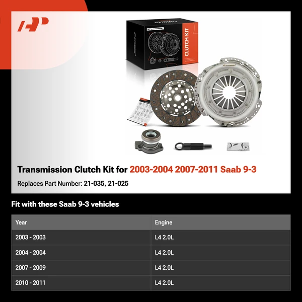 Transmission Clutch Kit for 2003-2004 2007-2011 Saab 9-3