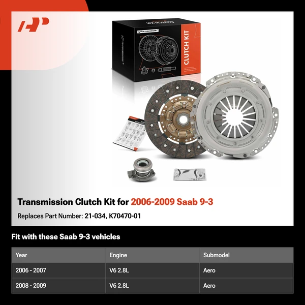 Transmission Clutch Kit for 2006-2009 Saab 9-3