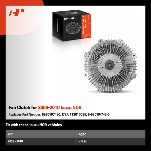 Fan Clutch for 2008-2010 Isuzu NQR