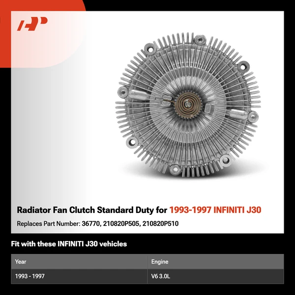 Radiator Fan Clutch Standard Duty for 1993-1997 INFINITI J30