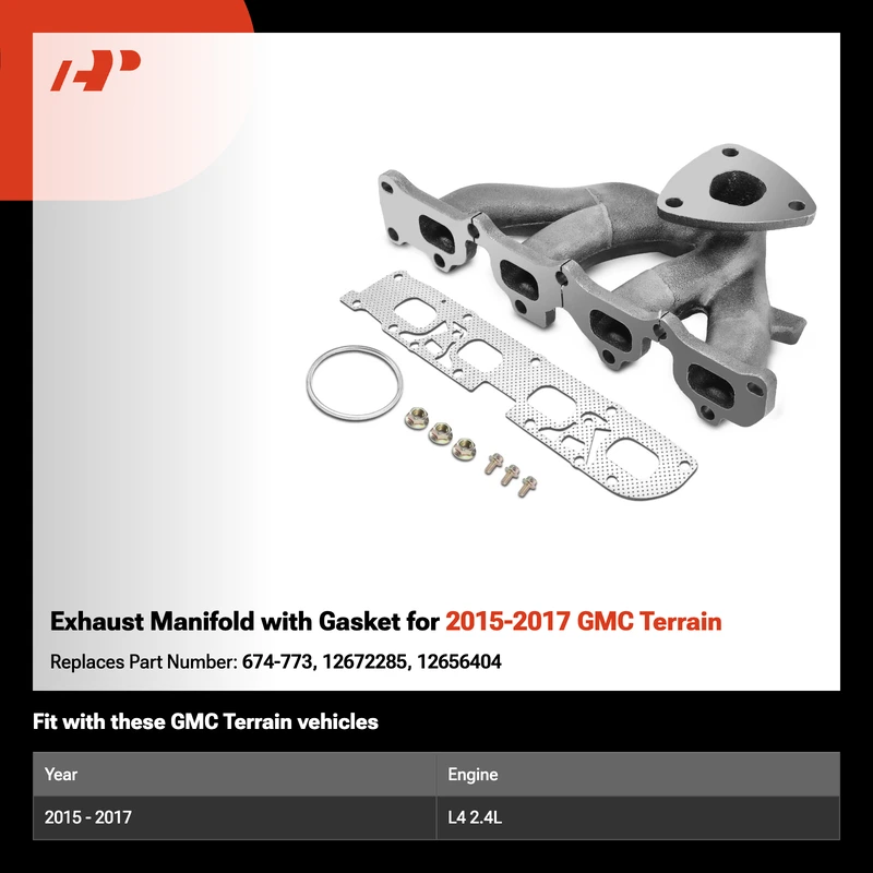 Exhaust Manifold with Gasket for 2015-2017 GMC Terrain