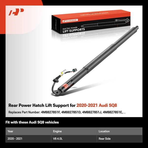 Rear Power Hatch Lift Support for 2020-2021 Audi SQ8