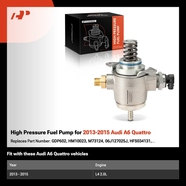 High Pressure Fuel Pump for 2013-2015 Audi A6 Quattro