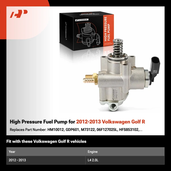 High Pressure Fuel Pump for 2012-2013 Volkswagen Golf R