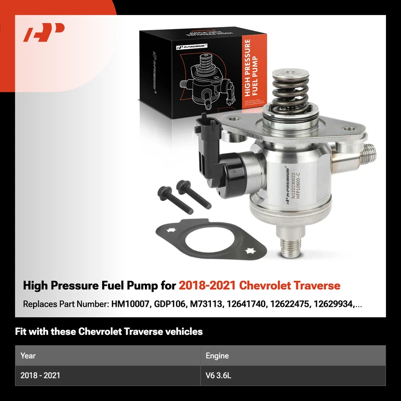 High Pressure Fuel Pump for 2018-2021 Chevrolet Traverse