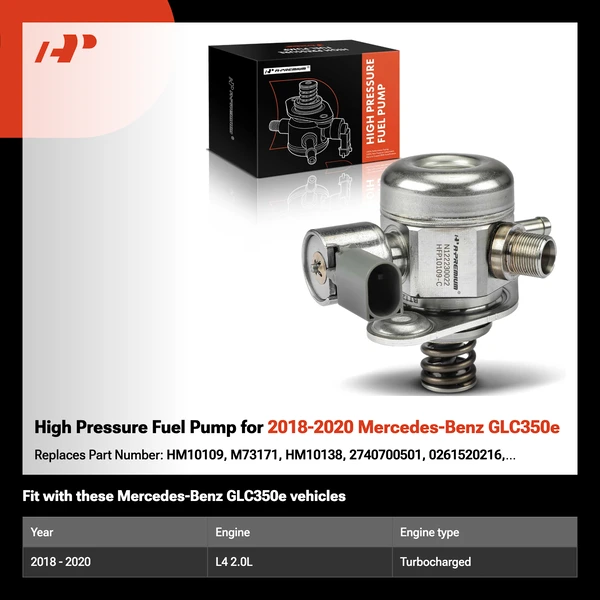 High Pressure Fuel Pump for 2018-2020 Mercedes-Benz GLC350e