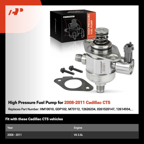 High Pressure Fuel Pump for 2008-2011 Cadillac CTS