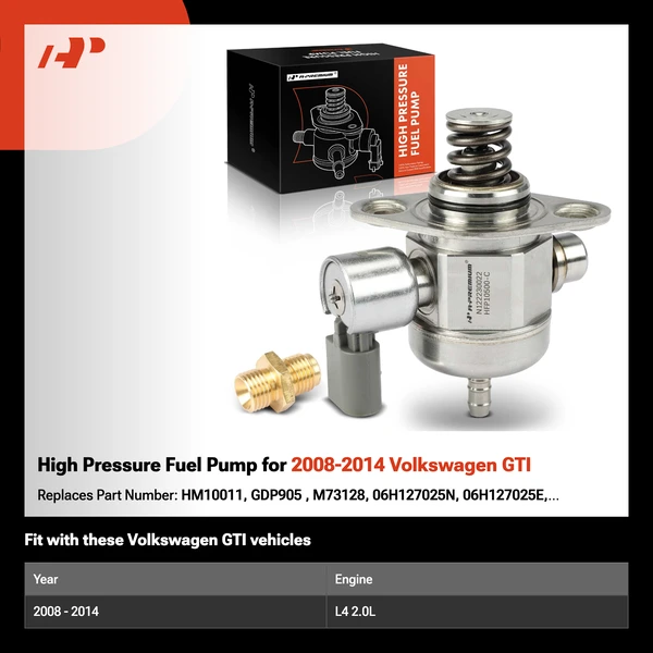 High Pressure Fuel Pump for 2008-2014 Volkswagen GTI