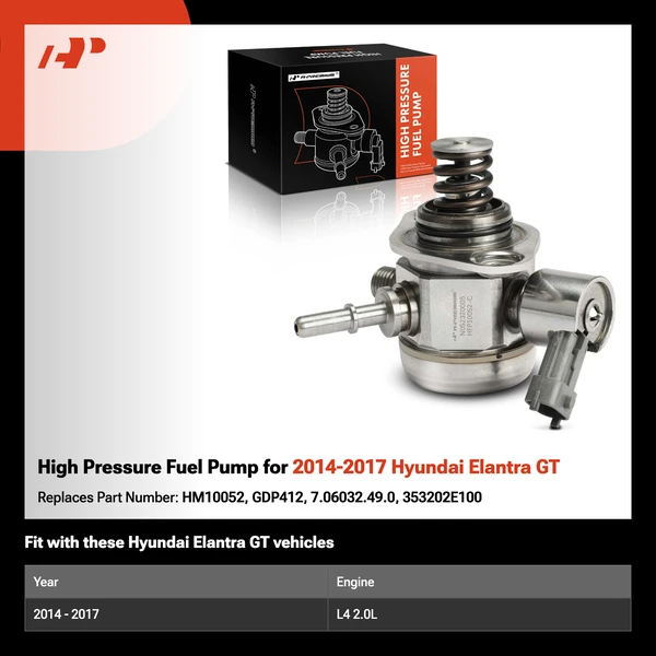 High Pressure Fuel Pump for 2014-2017 Hyundai Elantra GT