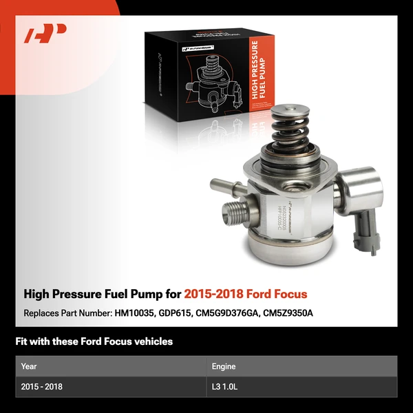 High Pressure Fuel Pump for 2015-2018 Ford Focus