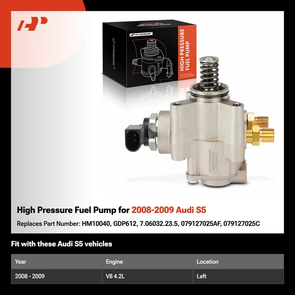 High Pressure Fuel Pump for 2008-2009 Audi S5