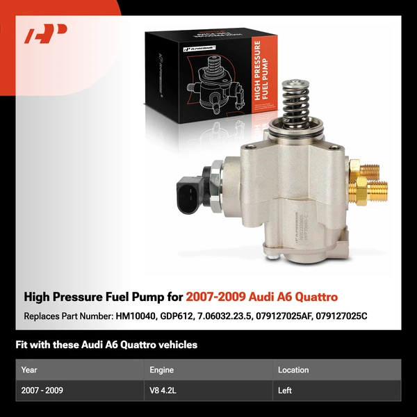 High Pressure Fuel Pump for 2007-2009 Audi A6 Quattro