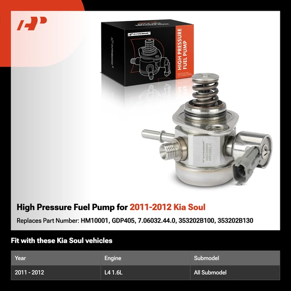 High Pressure Fuel Pump for 2011-2012 Kia Soul