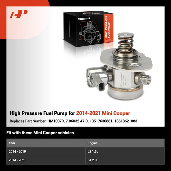 High Pressure Fuel Pump for 2014-2021 Mini Cooper
