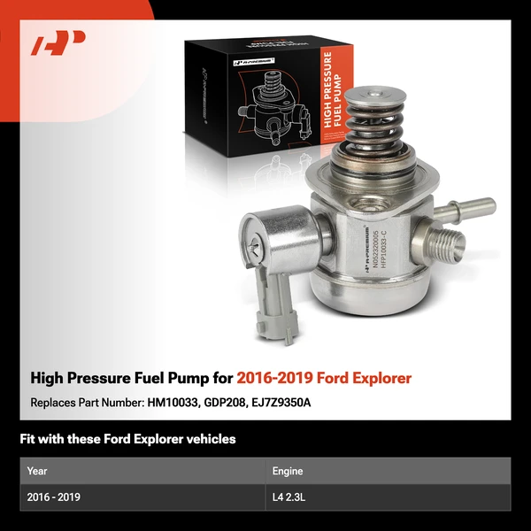 High Pressure Fuel Pump for 2016-2019 Ford Explorer