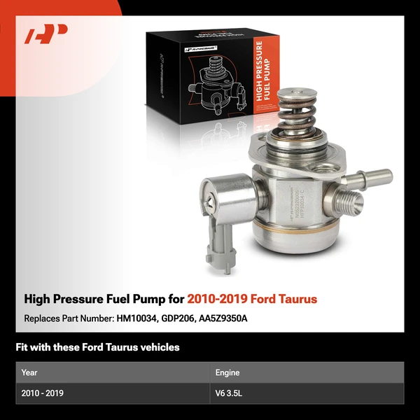 High Pressure Fuel Pump for 2010-2019 Ford Taurus