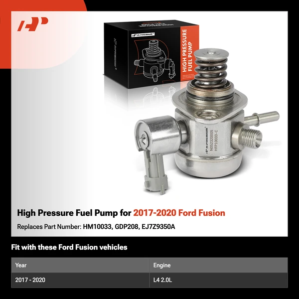 High Pressure Fuel Pump for 2017-2020 Ford Fusion