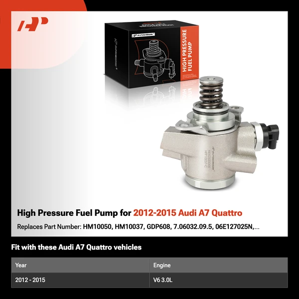 High Pressure Fuel Pump for 2012-2015 Audi A7 Quattro