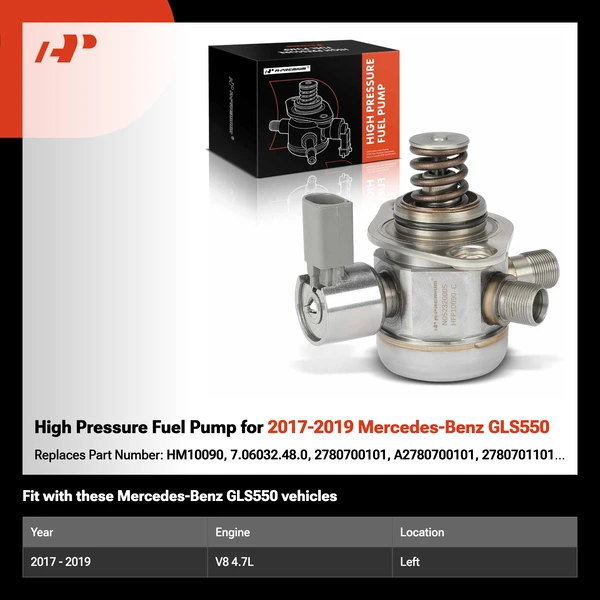High Pressure Fuel Pump for 2017-2019 Mercedes-Benz GLS550