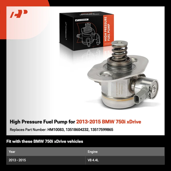 High Pressure Fuel Pump for 2013-2015 BMW 750i xDrive
