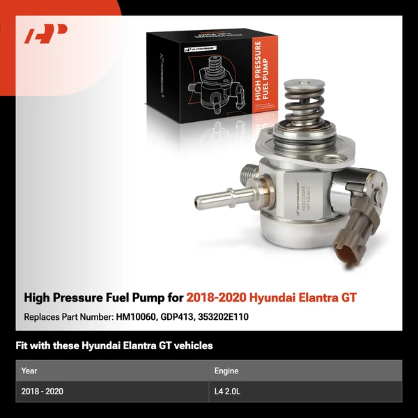 High Pressure Fuel Pump for 2018-2020 Hyundai Elantra GT