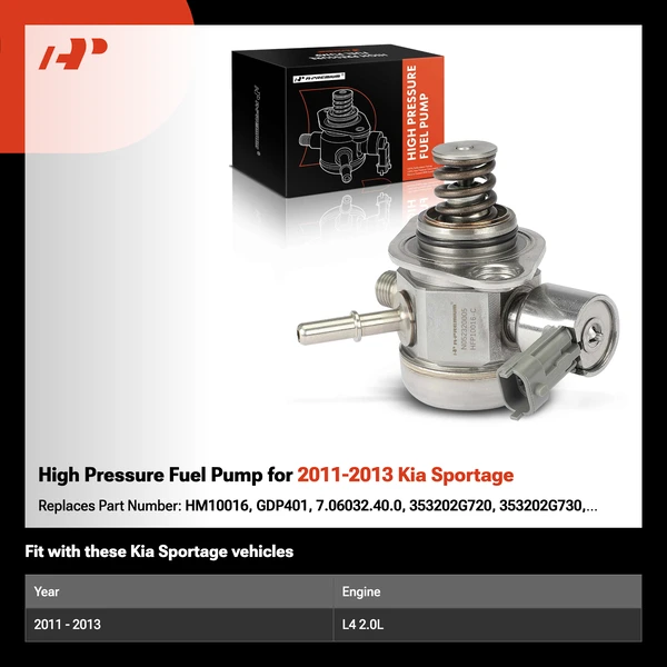 High Pressure Fuel Pump for 2011-2013 Kia Sportage