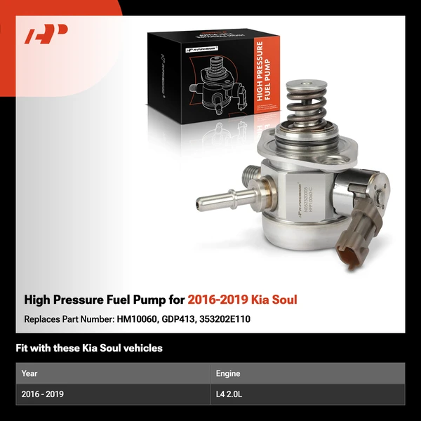 High Pressure Fuel Pump for 2016-2019 Kia Soul