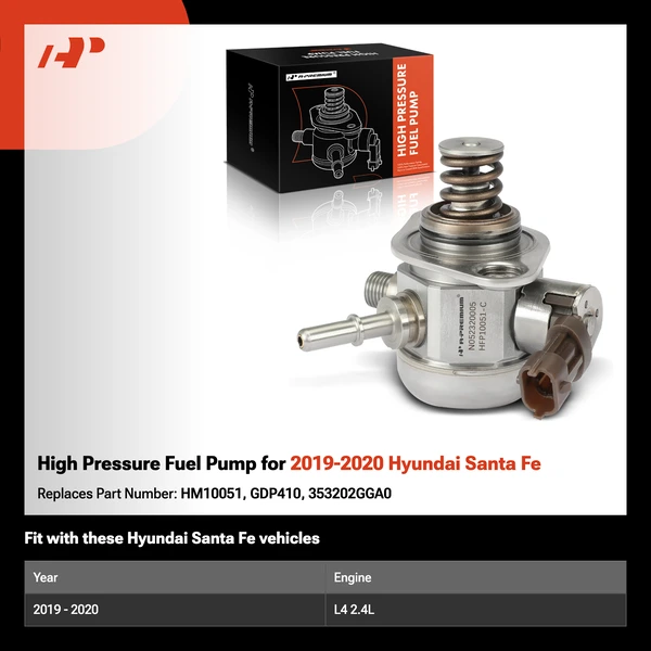 High Pressure Fuel Pump for 2019-2020 Hyundai Santa Fe