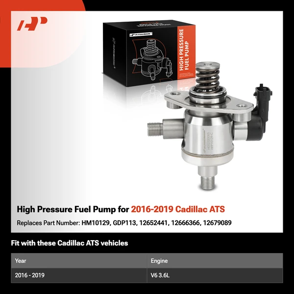 High Pressure Fuel Pump for 2016-2019 Cadillac ATS