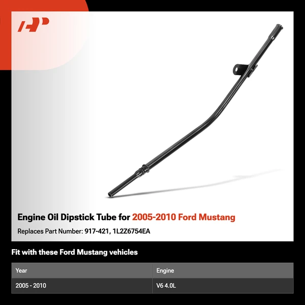 Engine Oil Dipstick Tube for 2005-2010 Ford Mustang