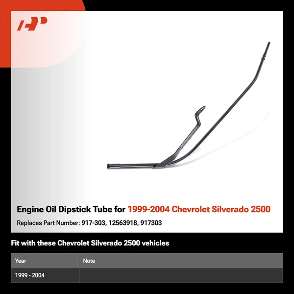 Engine Oil Dipstick Tube for 1999-2004 Chevrolet Silverado 2500